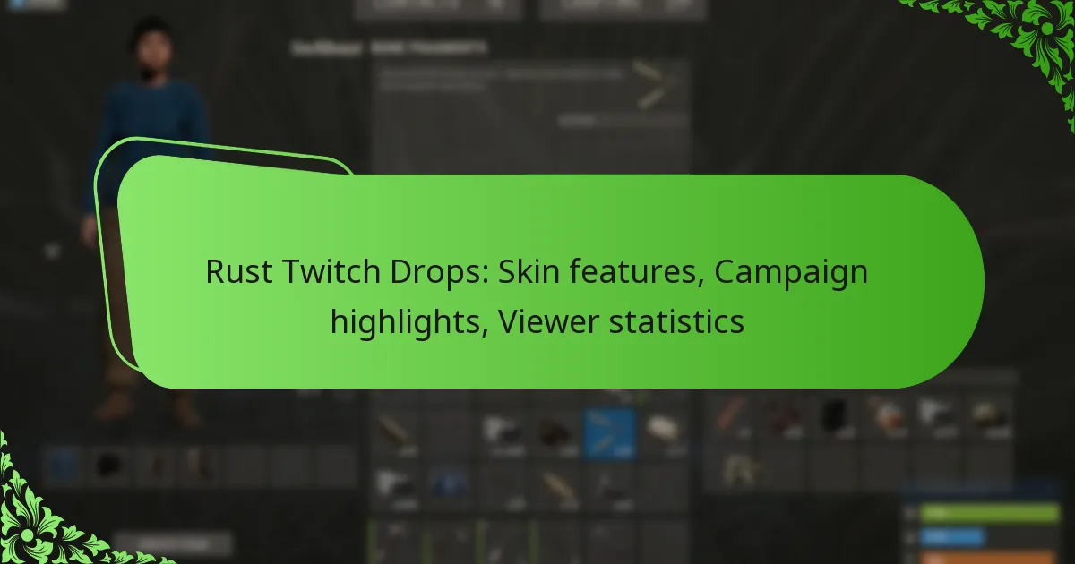 Rust Twitch Drops: Skin features, Campaign highlights, Viewer statistics